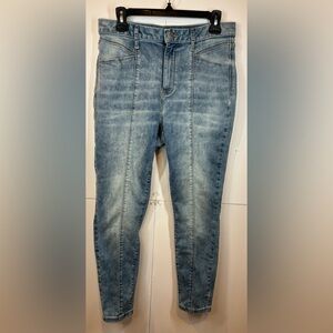 Simply Vera Vera Wang Skinny Ankle Jeans Size 12 Light Wash Stretch Denim